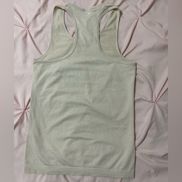 Gymshark Vital Seamless Vest, Sand/Tan Color, Size Large - Picture 8 of 10